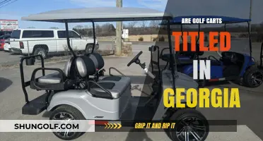 Are Golf Carts Titled in Georgia? Legal Requirements Explained