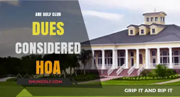 Are Golf Club Dues Part of HOA Fees? Explained