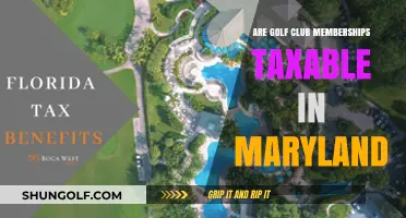 Are Golf Club Memberships Taxable in Maryland? What You Need to Know