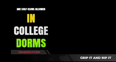 Golf Clubs in College Dorms: Policies and Practical Tips