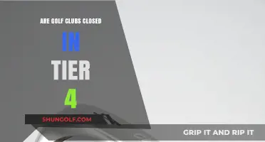 Are Golf Clubs Closed in Tier 4 Restrictions? What You Need to Know