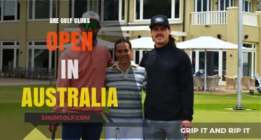 Are Golf Clubs Open in Australia? Current Status and Updates