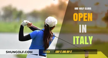 Are Golf Clubs Open in Italy? A Comprehensive Guide for Golfers