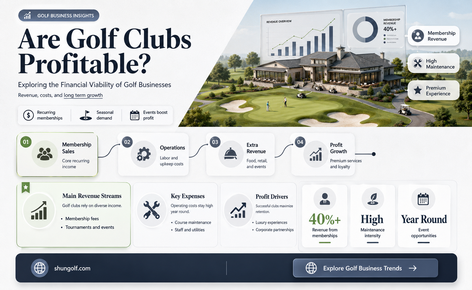 are golf clubs profitable