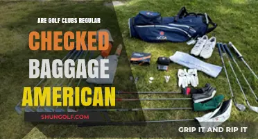 Are Golf Clubs Considered Regular Checked Baggage on American Airlines?