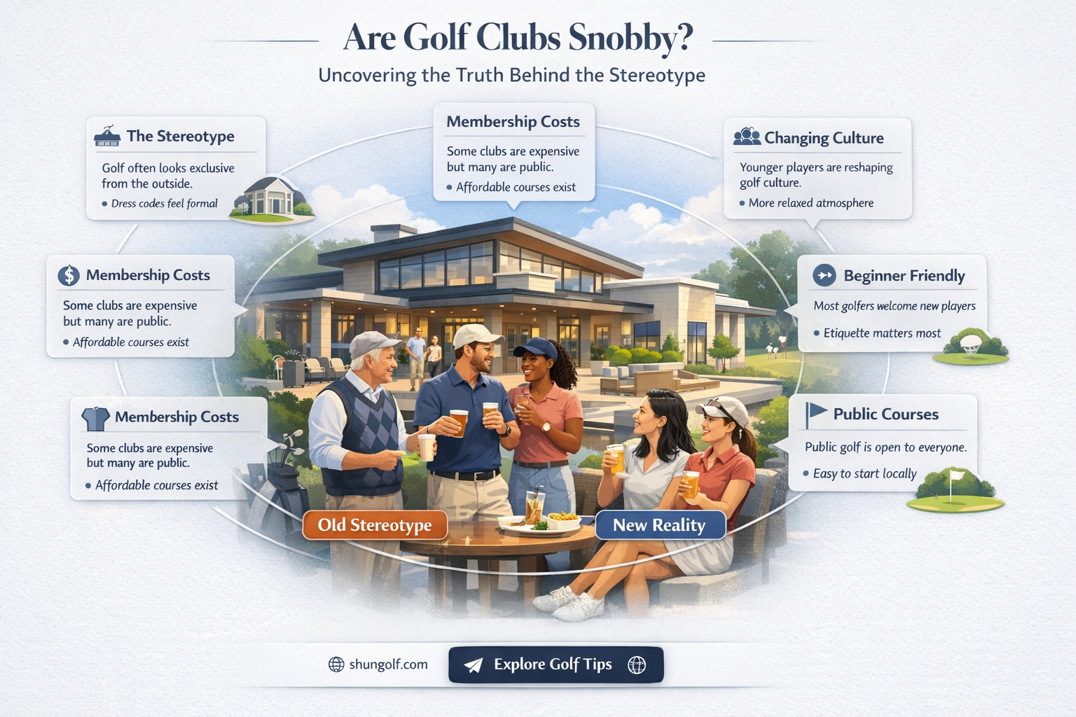 are golf clubs snobby