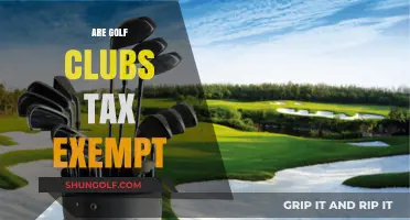 Are Golf Clubs Tax Exempt? Understanding the Rules and Regulations