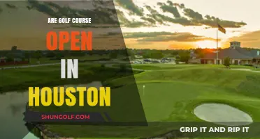 Houston Golf Courses: Are They Open for Play Today?