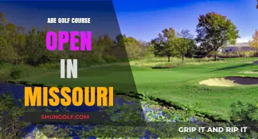 Missouri Golf Courses: Are They Open for Play in 2023?