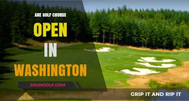 Are Golf Courses Open in Washington? Current Status and Updates