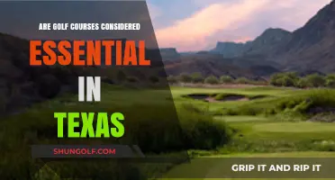 Are Texas Golf Courses Essential? Debating Their Role Amidst Restrictions