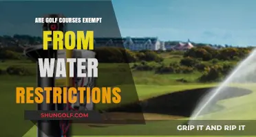 Golf Courses and Water Restrictions: Exemptions Explained