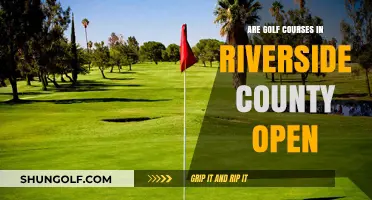 Riverside County Golf Courses: Current Open Status and Updates