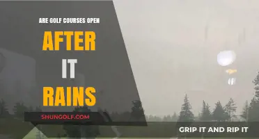 Can You Tee Off? Golf Course Operations Post-Rain Explained