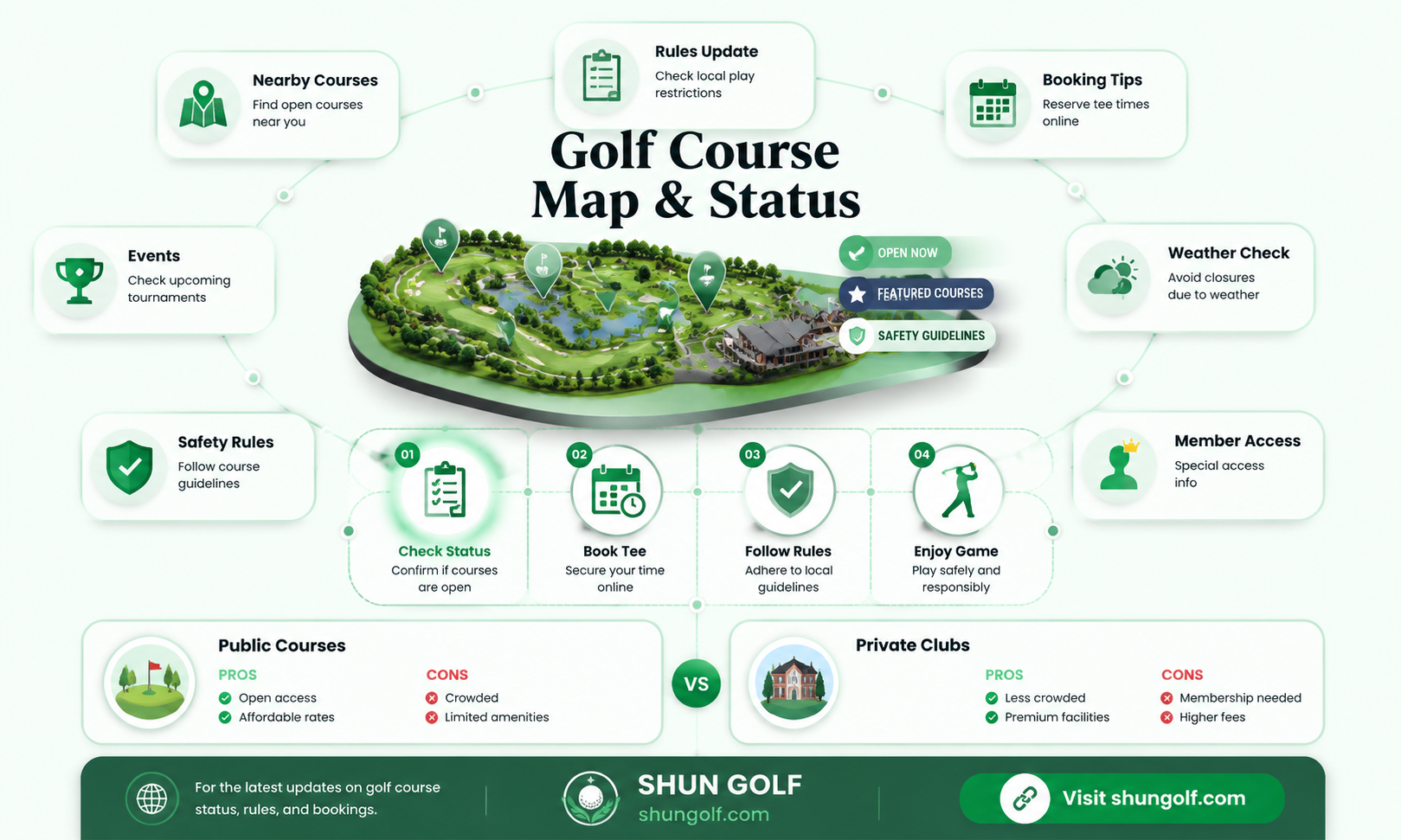 are any golf courses still open