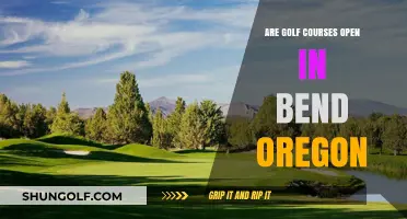 Golfing in Bend, Oregon: Are Courses Open for Play?