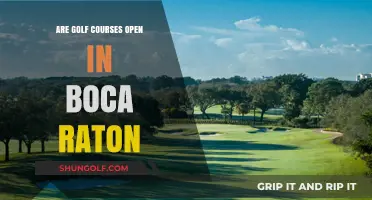 Are Boca Raton Golf Courses Open? Your Guide to Tee Times