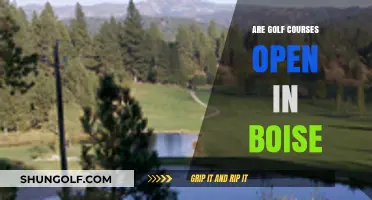 Are Boise Golf Courses Open? Current Status and Updates
