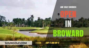 Are Golf Courses Open in Broward County? Current Status and Updates