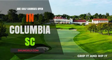 Columbia SC Golf Courses: Are They Open for Play?