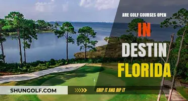 Destin, Florida Golf Courses: Are They Open for Play?
