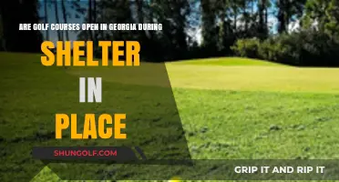 Georgia Golf Courses: Open or Closed During Shelter-in-Place Orders?