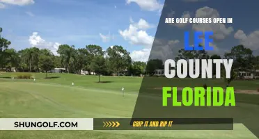 Are Golf Courses Open in Lee County, Florida? Find Out Here