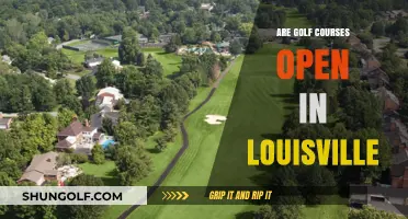 Are Louisville Golf Courses Open? Current Status and Updates