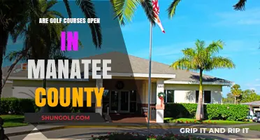 Manatee County Golf Courses: Current Open Status and Updates