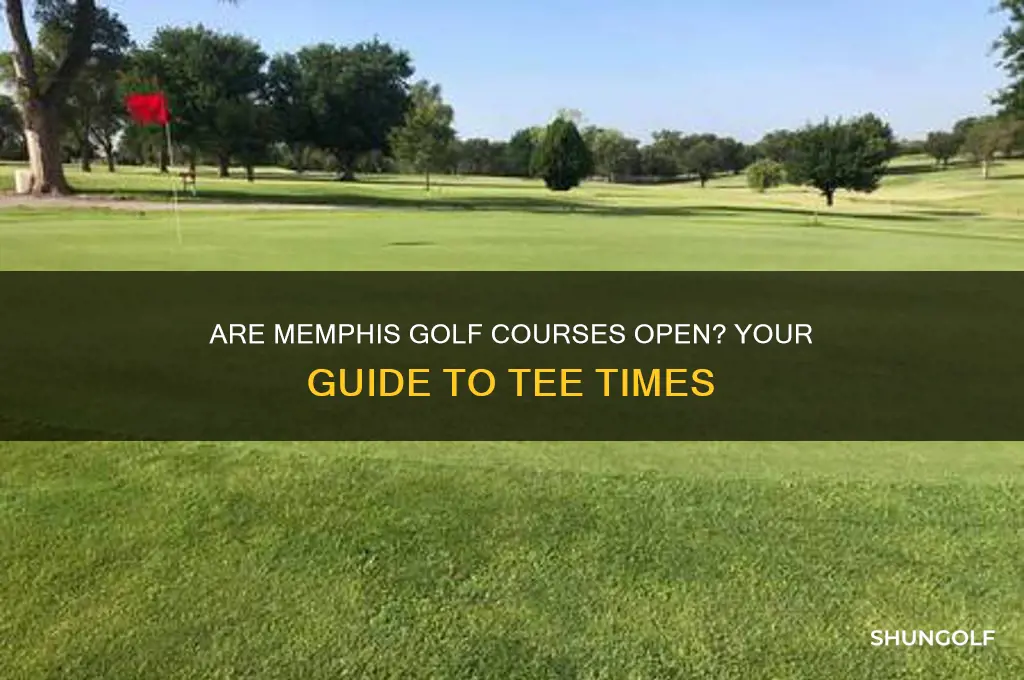 are golf courses open in memphis