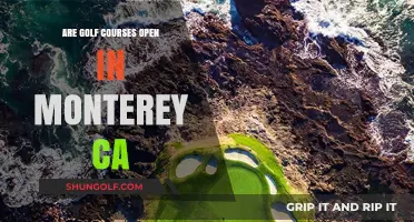 Are Golf Courses Open in Monterey, CA? Your Guide to Tee Times