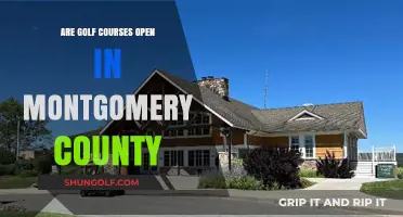 Montgomery County Golf Courses: Current Open Status and Updates