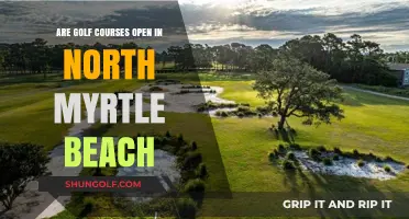 Golfing in North Myrtle Beach: Are Courses Open for Play?