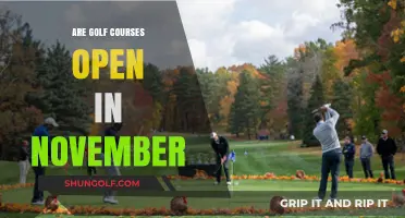 November Golfing: Are Courses Open for Play This Month?