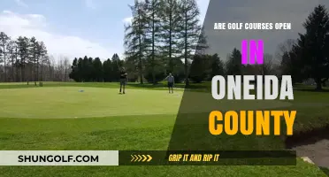 Are Golf Courses Open in Oneida County? Find Out Here!