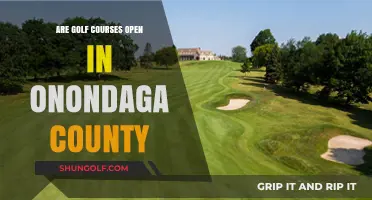 Are Golf Courses Open in Onondaga County? Find Out Here!