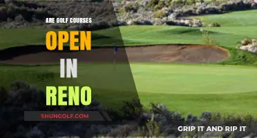 Reno Golf Courses: Current Open Status and Playing Conditions