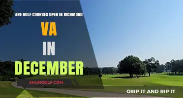 December Golfing in Richmond, VA: Are Courses Open This Winter?