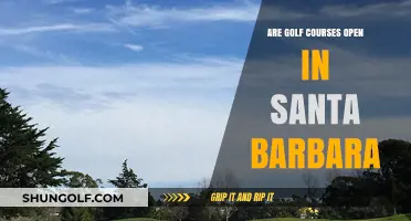 Are Santa Barbara Golf Courses Open? Your Guide to Tee Times