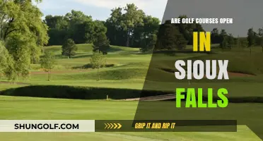 Sioux Falls Golf Courses: Are They Open for Play?