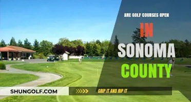 Sonoma County Golf Courses: Current Open Status and Updates