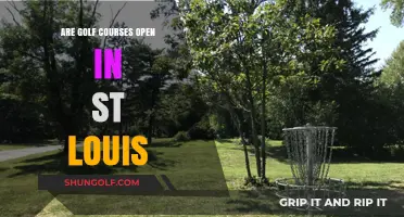 St. Louis Golf Courses: Are They Open for Play?