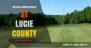St. Lucie County Golf Courses: Open or Closed? Find Out Here