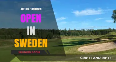Are Golf Courses Open in Sweden? A Comprehensive Guide