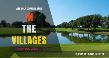Are Golf Courses Open in The Villages? A Comprehensive Guide