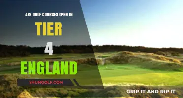 Golf Courses in Tier 4 England: Are They Open for Play?