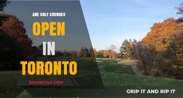 Toronto Golf Courses: Are They Open for Play?
