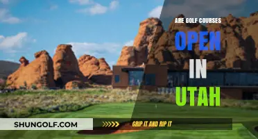 Are Utah's Golf Courses Open? A Guide to Tee Times
