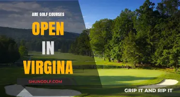 Virginia Golf Courses: Current Open Status and Updates