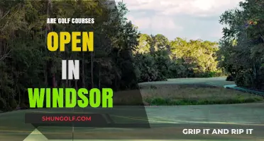 Are Golf Courses Open in Windsor? Your Guide to Tee Times